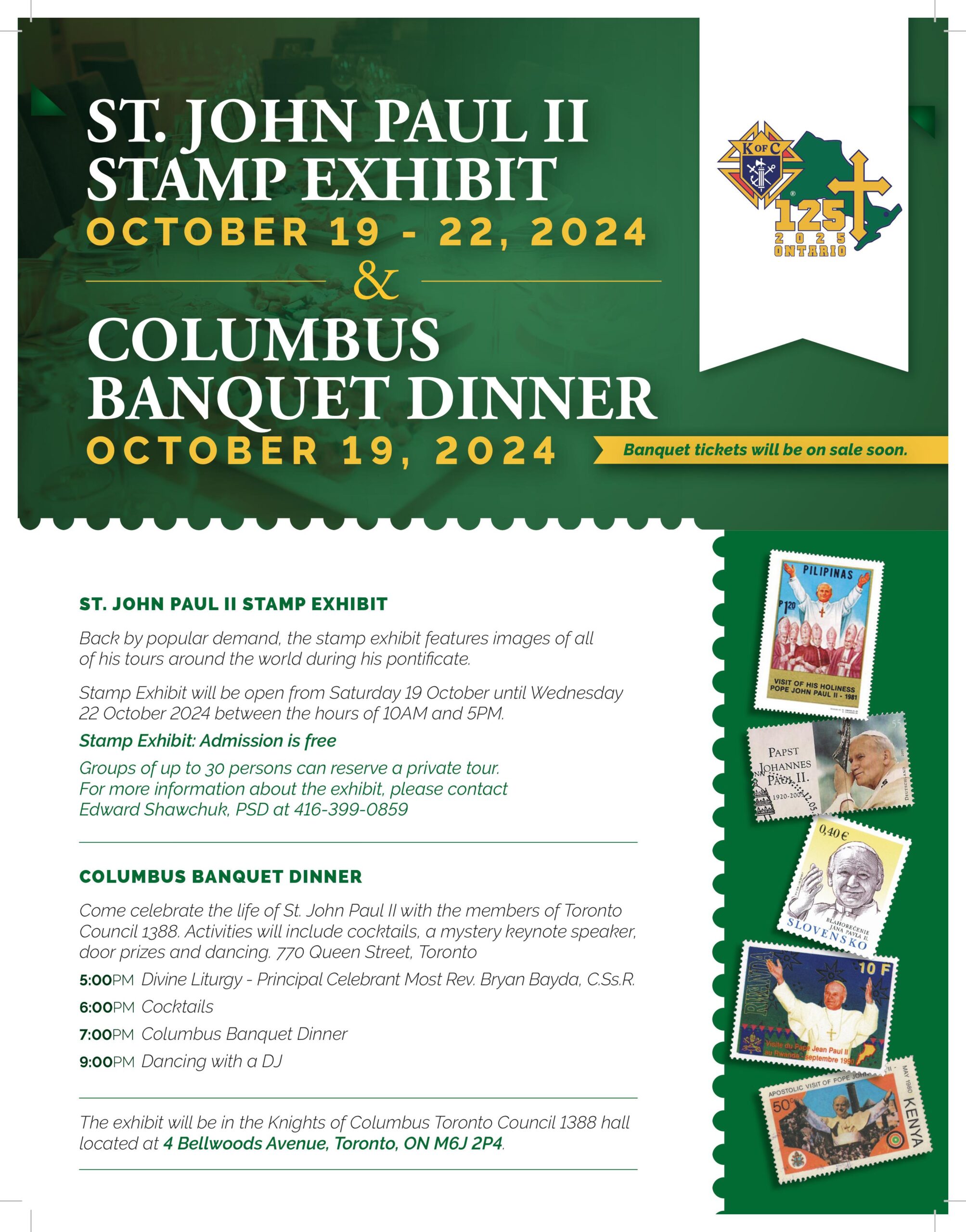 2024.04.26 Flyer 06 Saint John Paul II Stamp Exhibit_e_v_Final